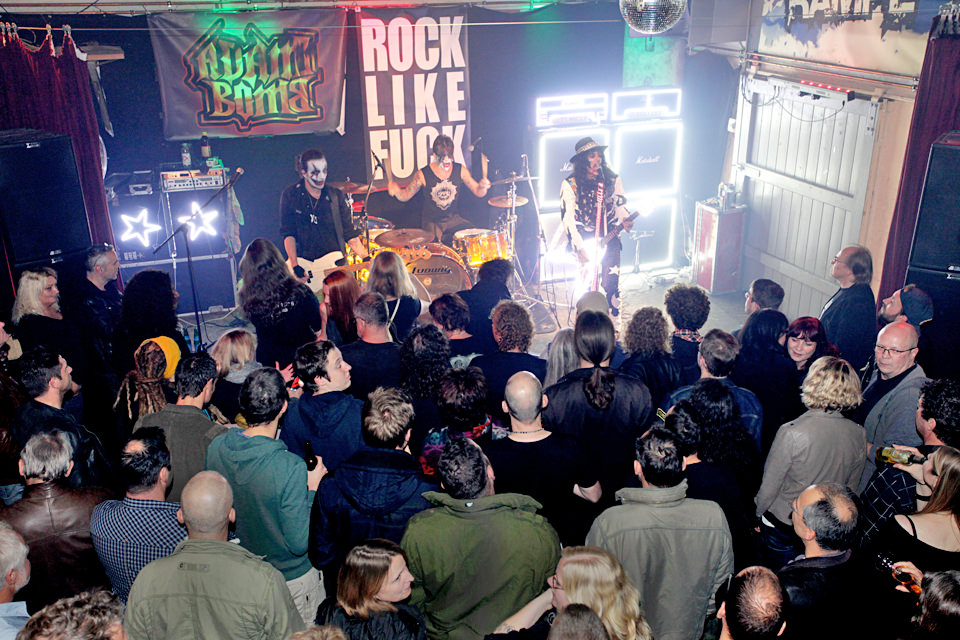 Adam Bomb Konzert 2014 in der Kulturrampe. Foto: Ralf Janowski