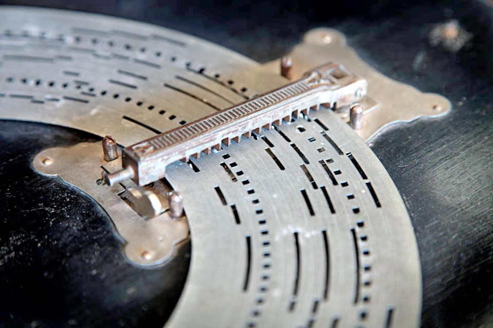 Mechanisches Musikinstrument aus der Sammlung Burg Linn, Krefeld. Foto: Ralf Janowski