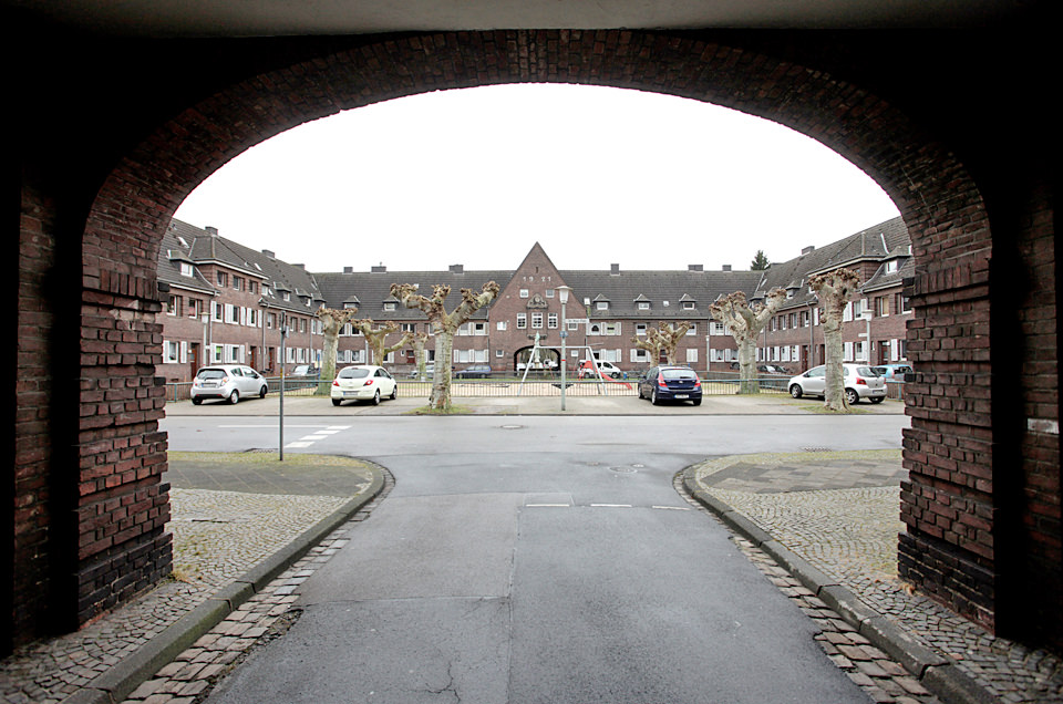 Blick auf den Ter-Meer-Platz, 2015. Foto: Ralf Janowski